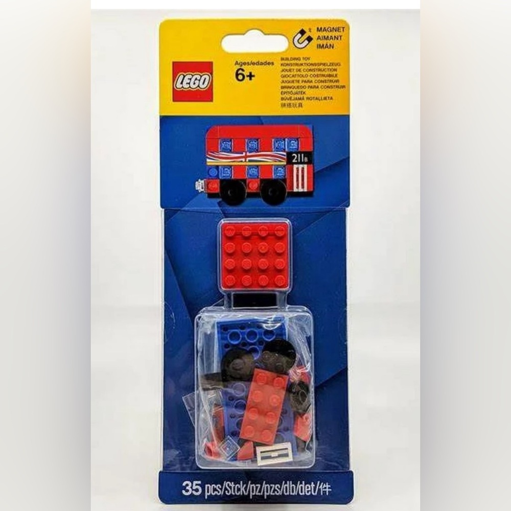 LEGO® Iconic 853914 London Bus Magnet Build